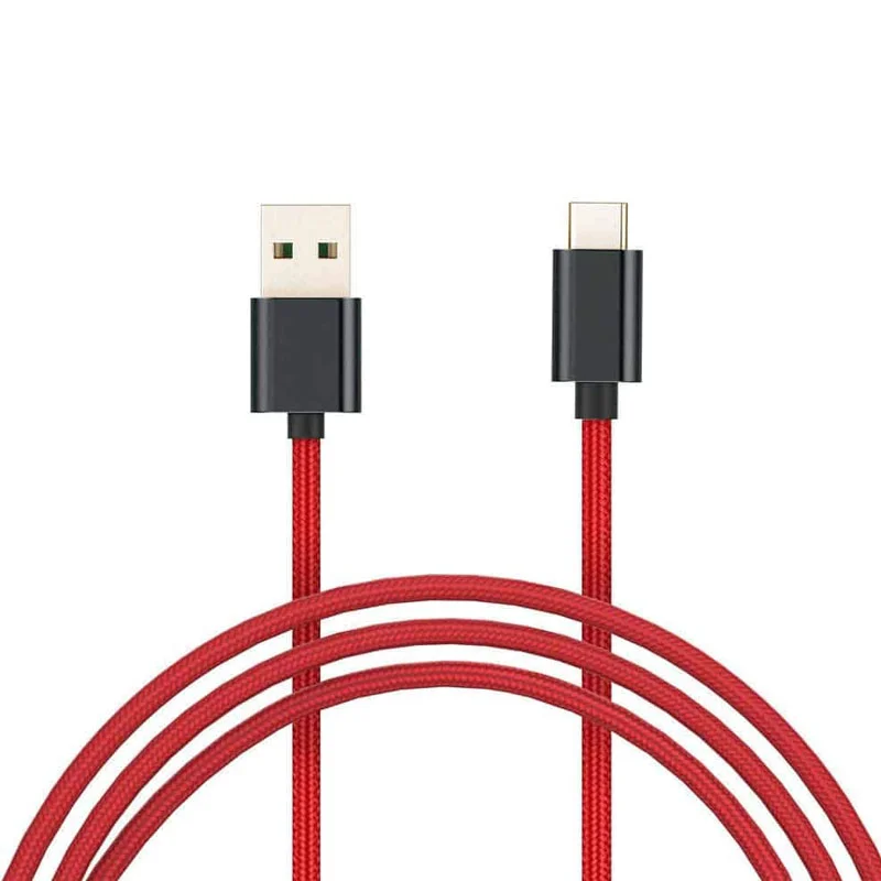 Cable Trenzado Xiaomi Mi Type-c Braided Red