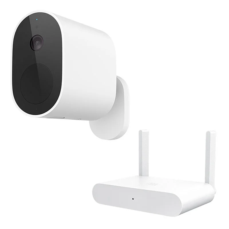 Cámara de seguridad exterior Xiaomi Mi Wireless Outdoor Security Camera 1080p set White