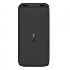 Batería Portátil Xiaomi Power Bank Redmi 18w 20000mAh Fast Charge Black